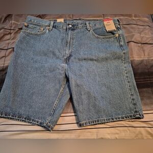 Levi 405 Medium Wash Jean Shorts Mens Brand New